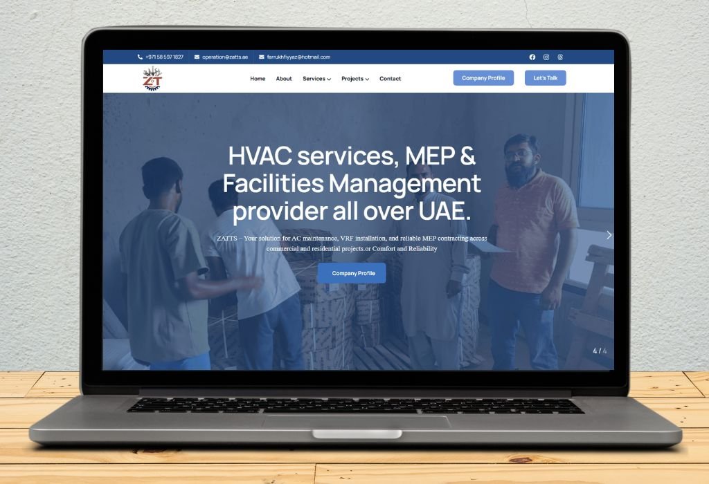 HVAC Services Website